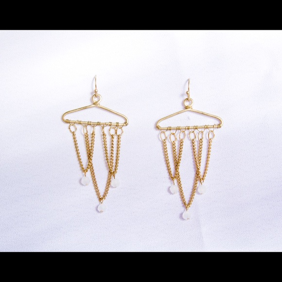 Clothing hanger earrings - Picture 2 of 8